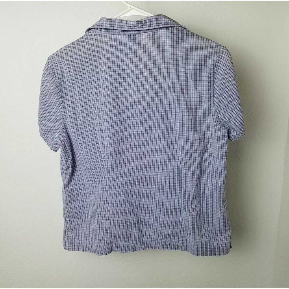 At Last & Co. Girls Large 14 1/2 - 16 1/2 Smocked Tank Top Button Up Vintage Y2K - Picture 2 of 4